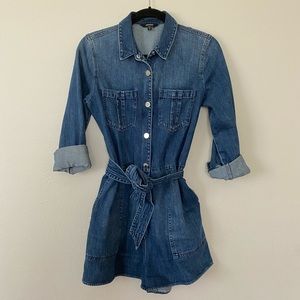 Express Brand Denim Jumpsuit Brand New Size Small